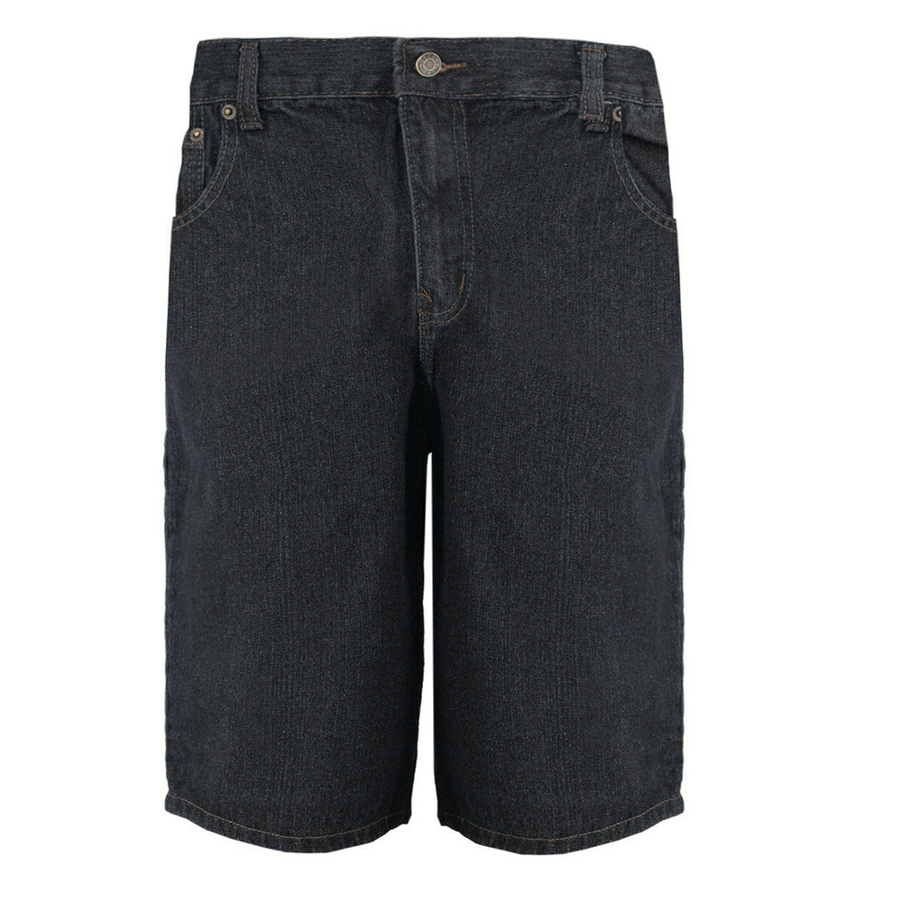 Oscar Jeans Men's Jean Shorts Regular Zip Fly Fit Flat Front Basic Denim Shorts